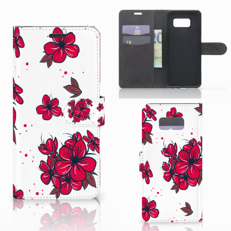 Samsung Galaxy S8 Plus Hoesje Blossom Red