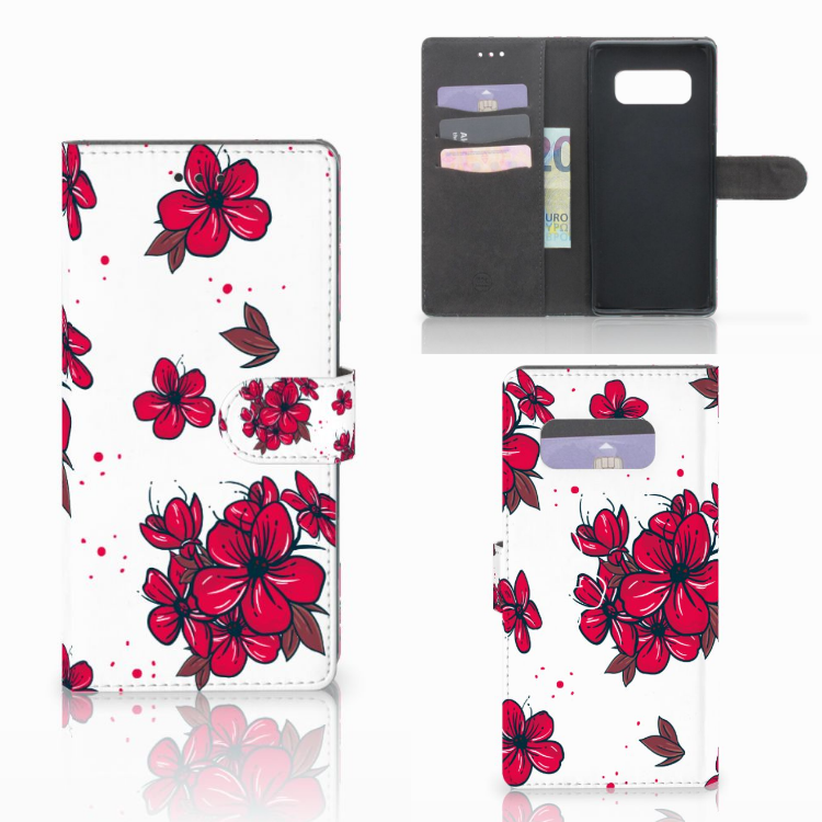 Samsung Galaxy Note 8 Hoesje Blossom Red