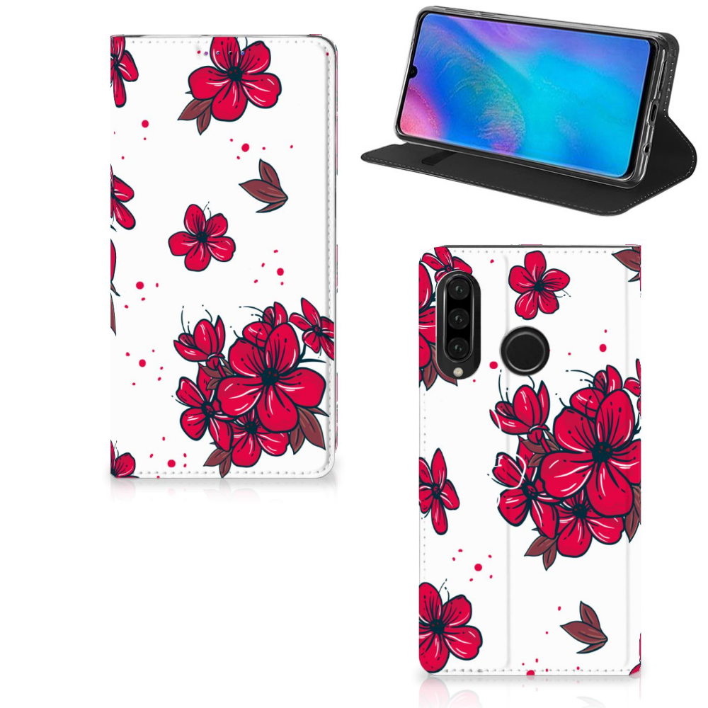 Huawei P30 Lite New Edition Smart Cover Blossom Red