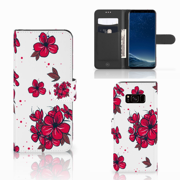 Samsung Galaxy S8 Hoesje Blossom Red