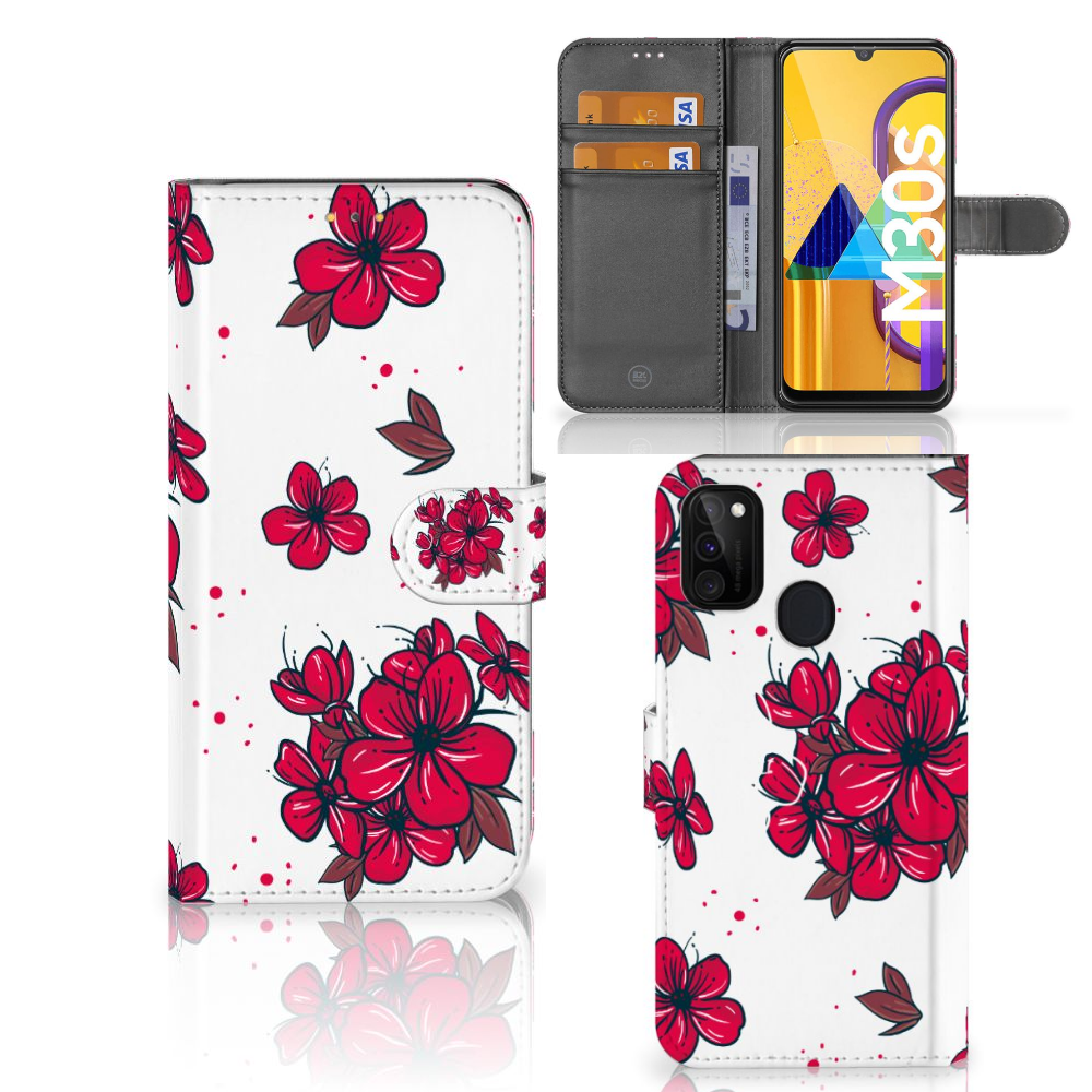 Samsung Galaxy M21 | M30s Hoesje Blossom Red