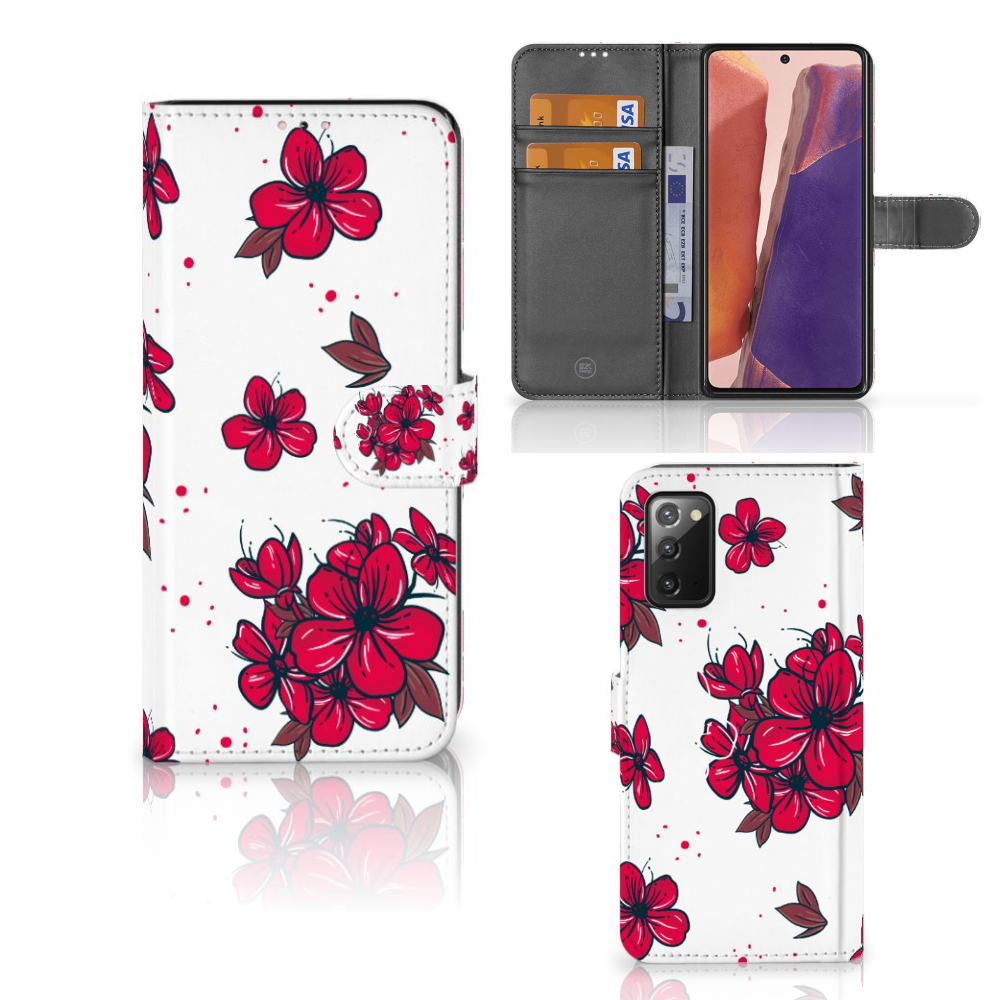 Samsung Galaxy Note 20 Hoesje Blossom Red