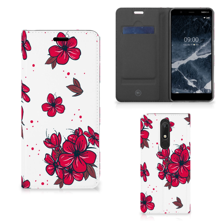 Nokia 5.1 (2018) Smart Cover Blossom Red