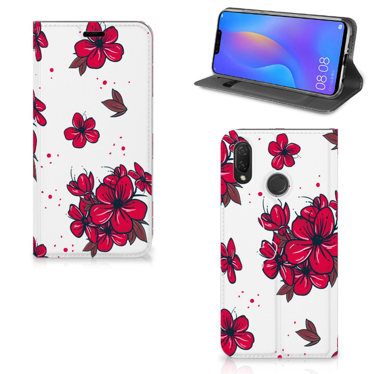 Huawei P Smart Plus Smart Cover Blossom Red