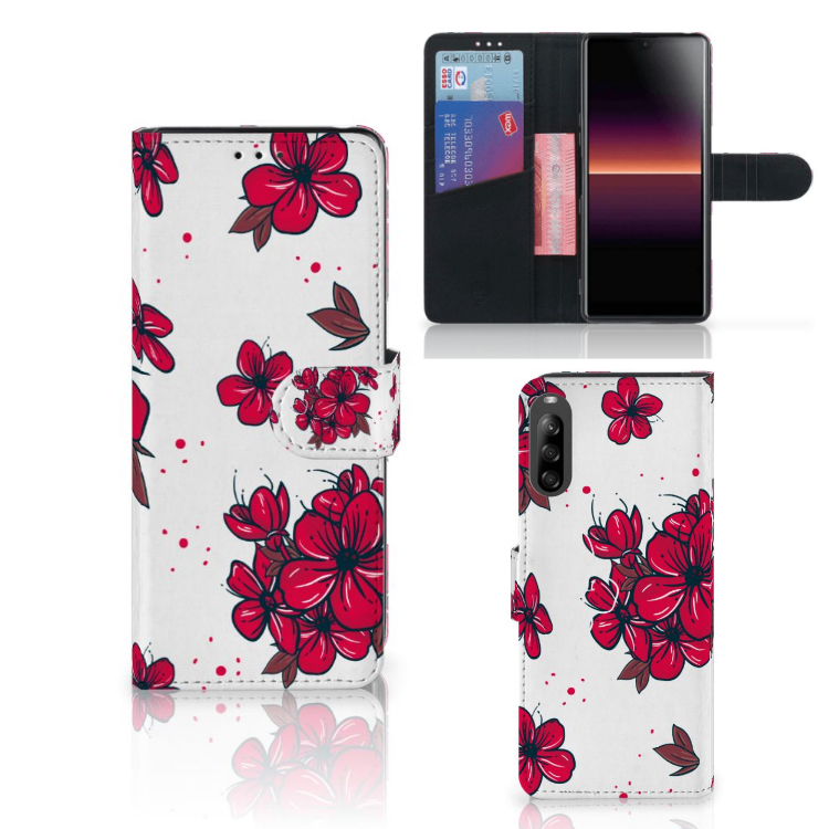 Sony Xperia L4 Hoesje Blossom Red