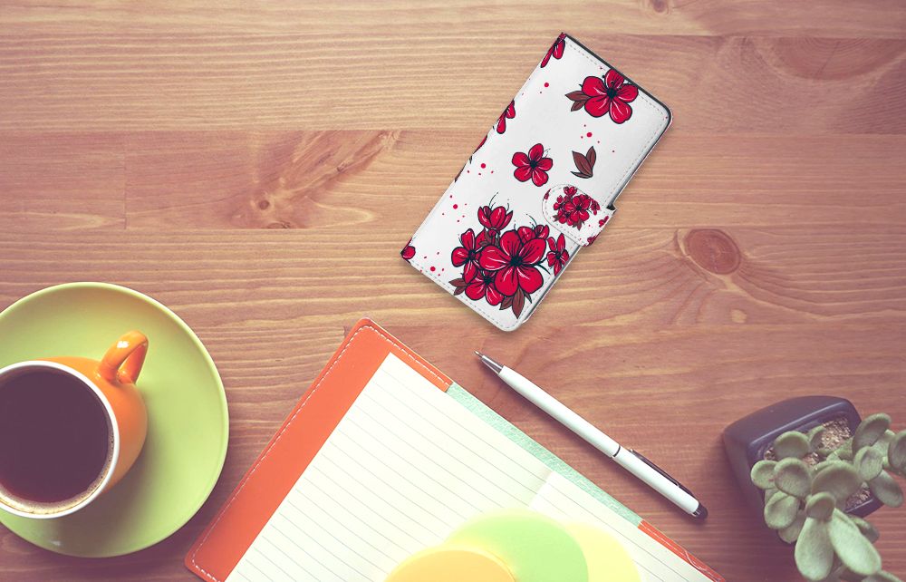 Xiaomi Mi Note 10 Lite Hoesje Blossom Red