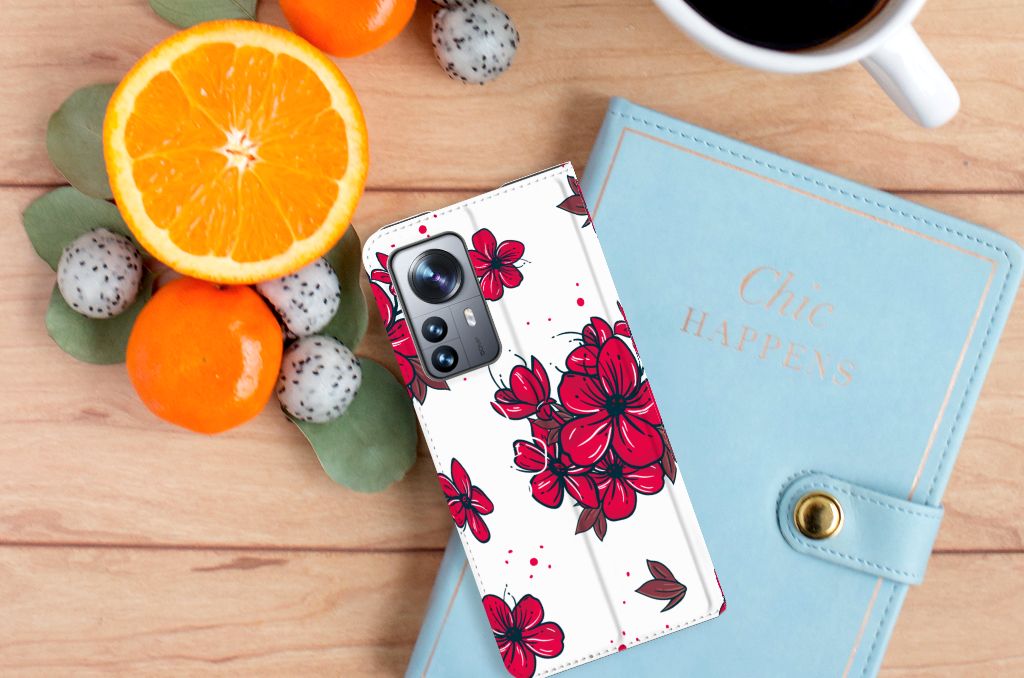 Xiaomi 12 Pro Smart Cover Blossom Red