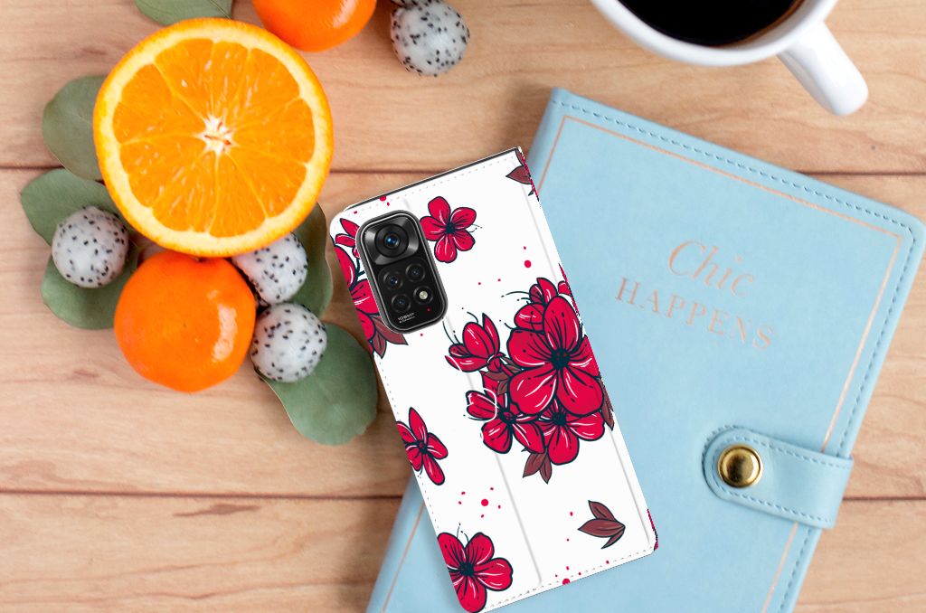 Xiaomi Redmi Note 11/11S Smart Cover Blossom Red