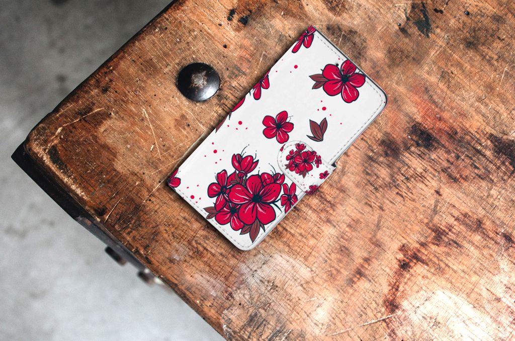 Huawei P10 Lite Hoesje Blossom Red