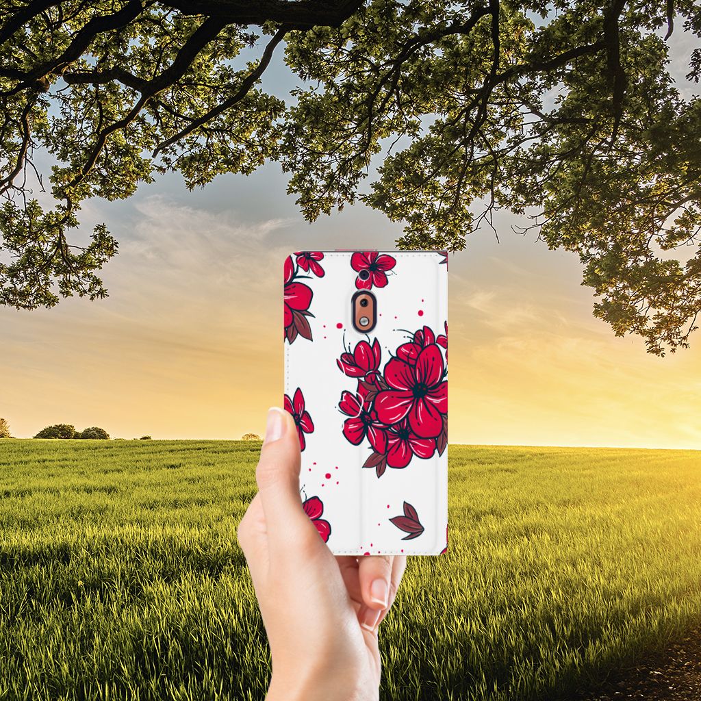 Nokia 2.1 2018 Smart Cover Blossom Red