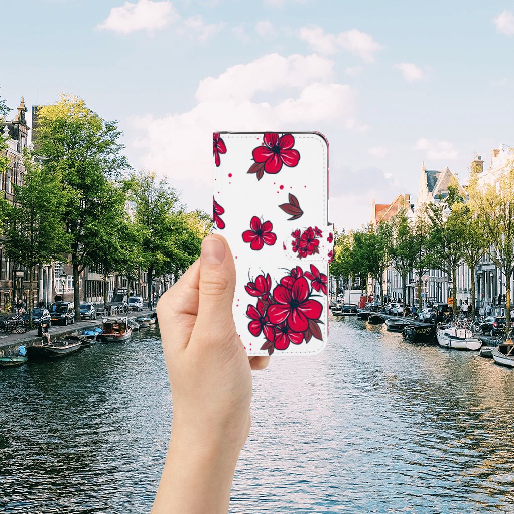 Samsung Galaxy A10 Hoesje Blossom Red