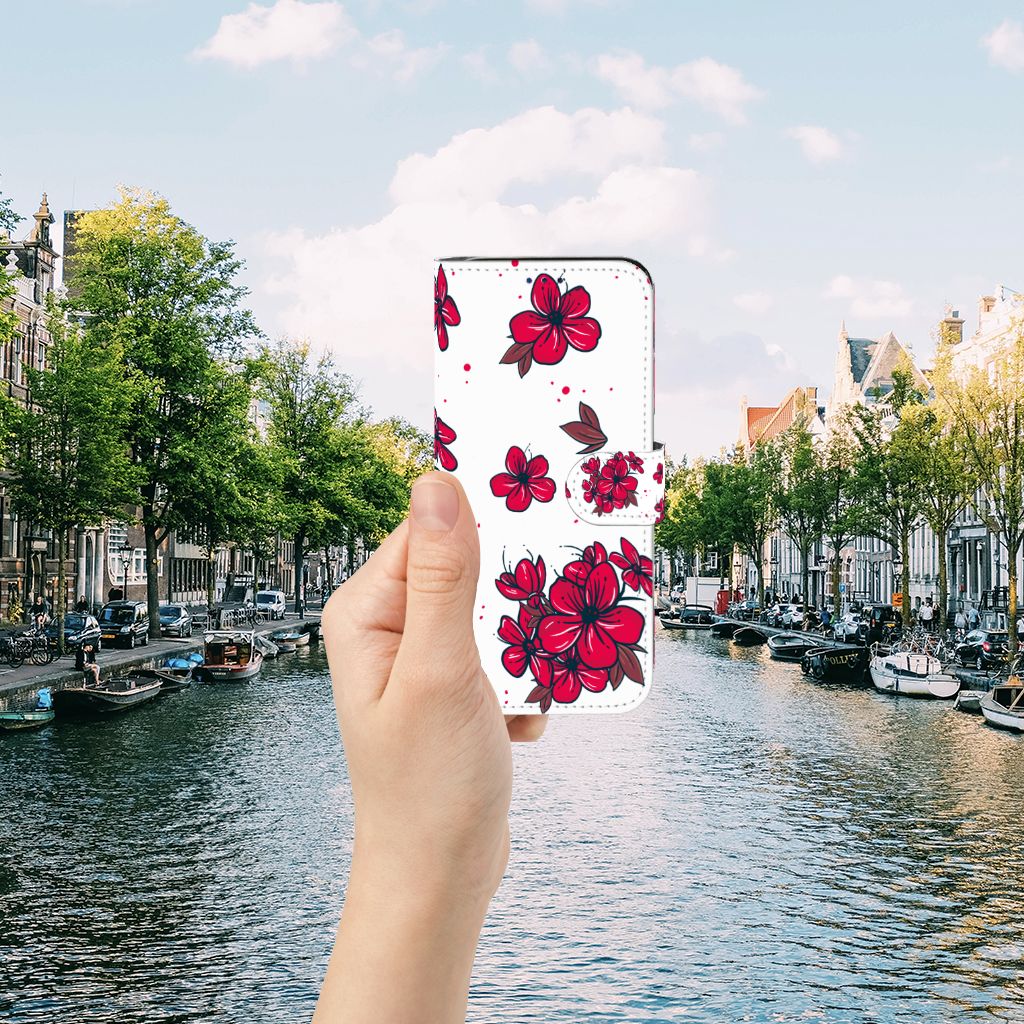 Samsung Galaxy A30 Hoesje Blossom Red