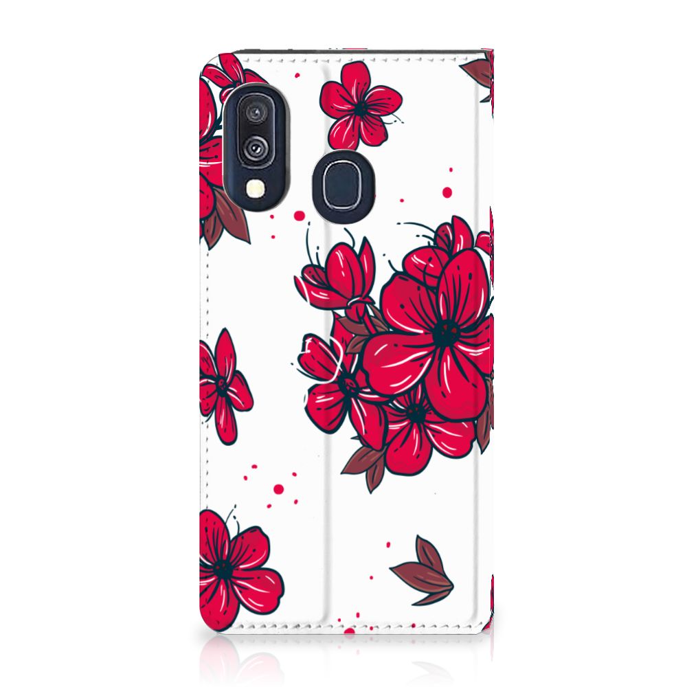 Samsung Galaxy A40 Smart Cover Blossom Red