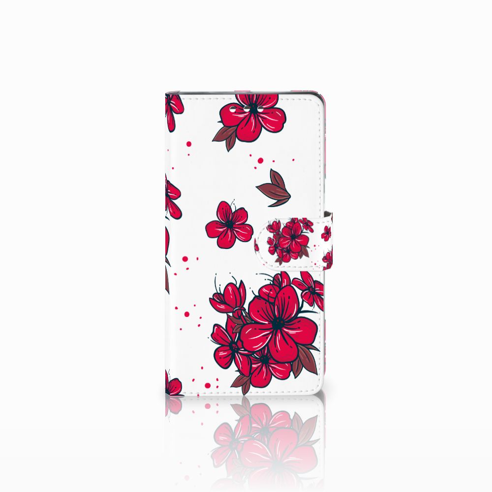 Sony Xperia XZ1 Hoesje Blossom Red