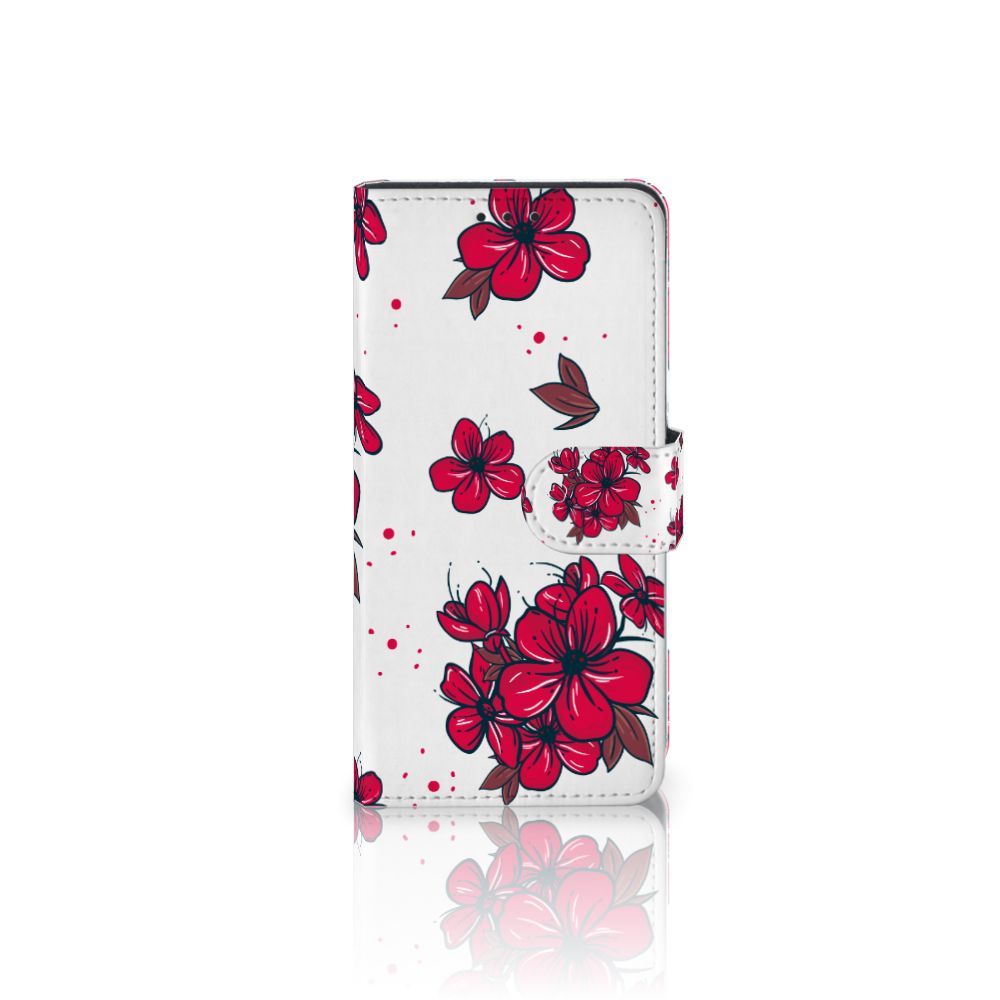 Huawei P40 Hoesje Blossom Red