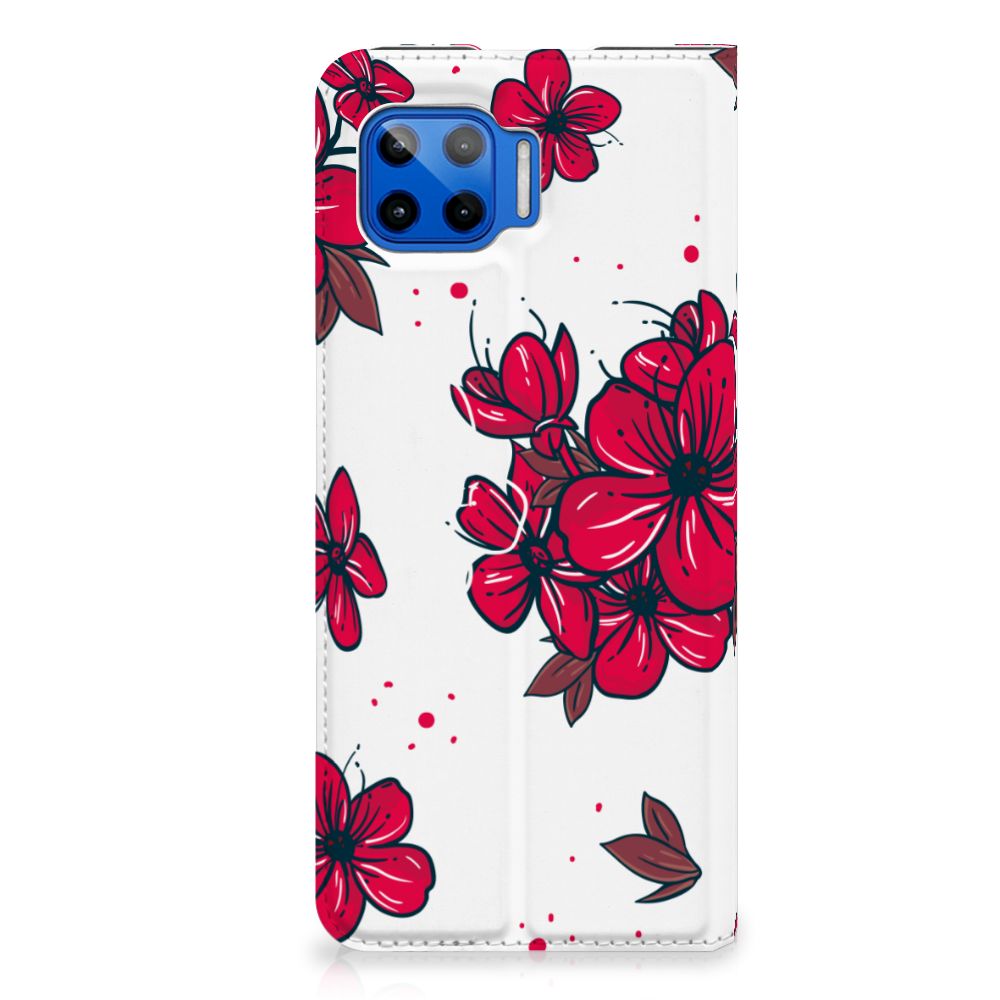 Motorola Moto G 5G Plus Smart Cover Blossom Red