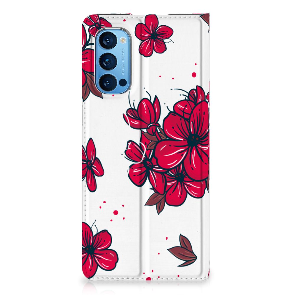 OPPO Reno4 Pro 5G Smart Cover Blossom Red