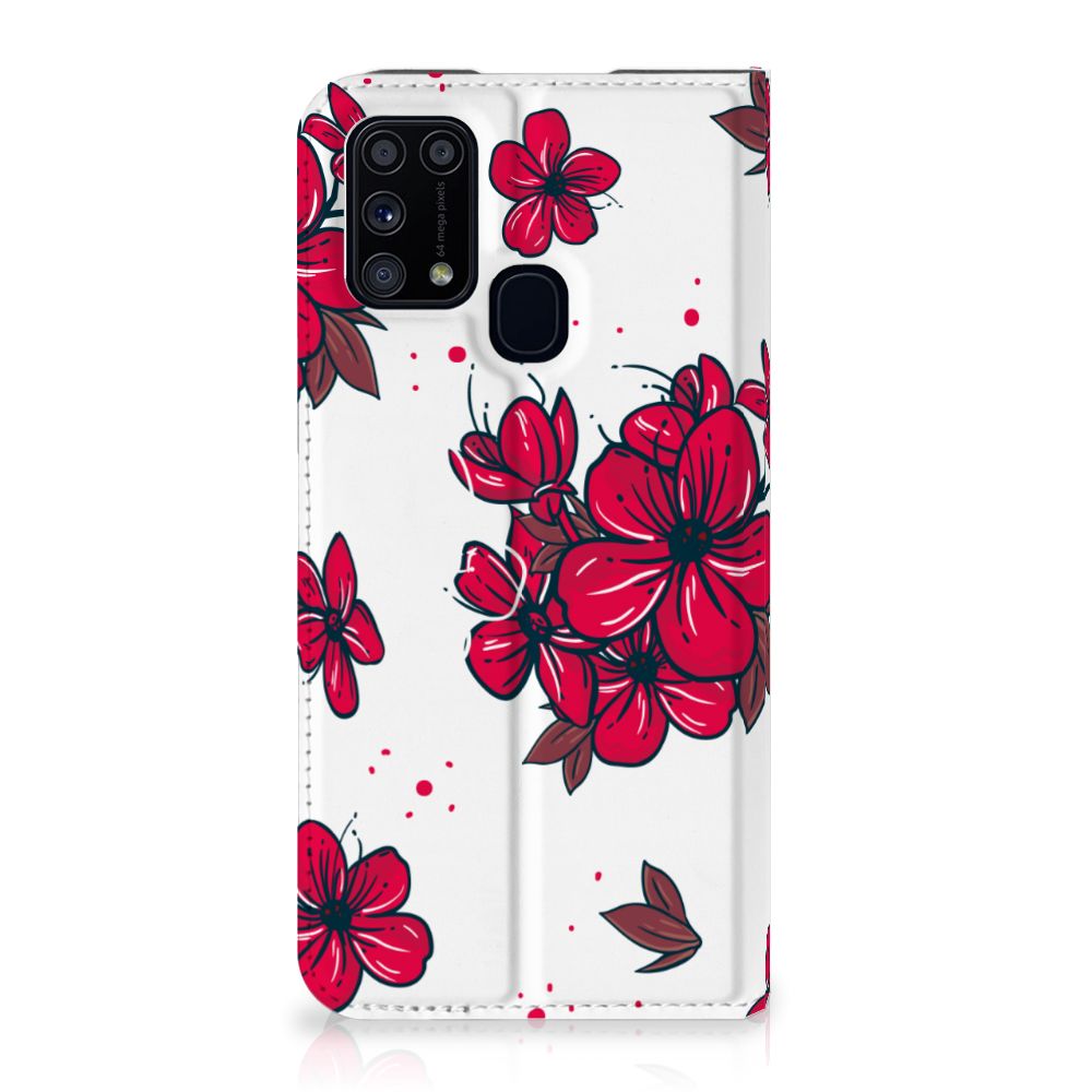 Samsung Galaxy M31 Smart Cover Blossom Red