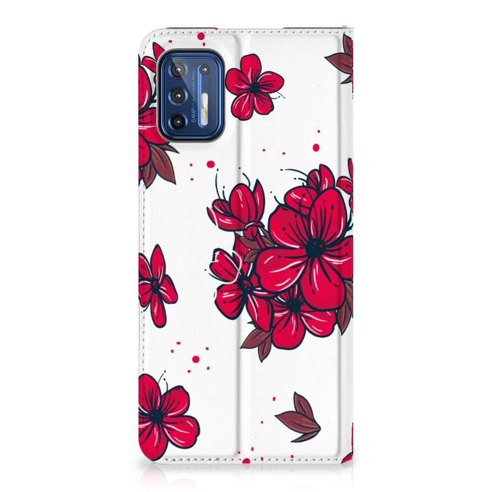Motorola Moto G9 Plus Smart Cover Blossom Red