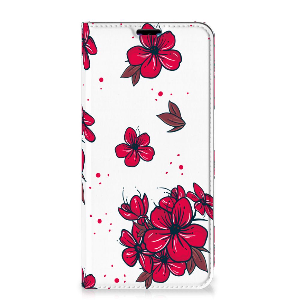 Huawei Y7 hoesje Y7 Pro (2019) Smart Cover Blossom Red