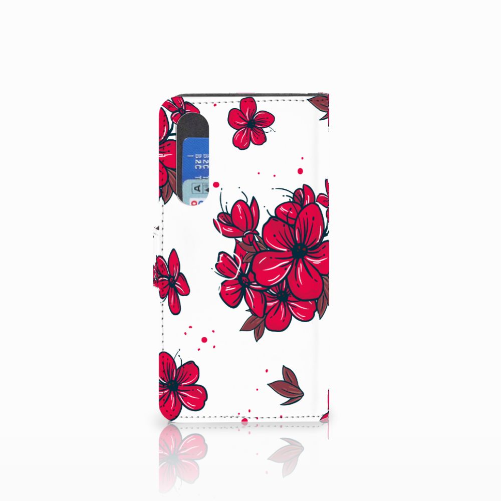 Huawei P30 Hoesje Blossom Red