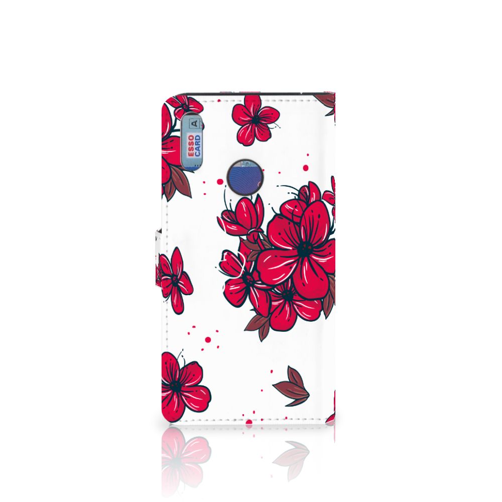 Huawei Y7 (2019) Hoesje Blossom Red