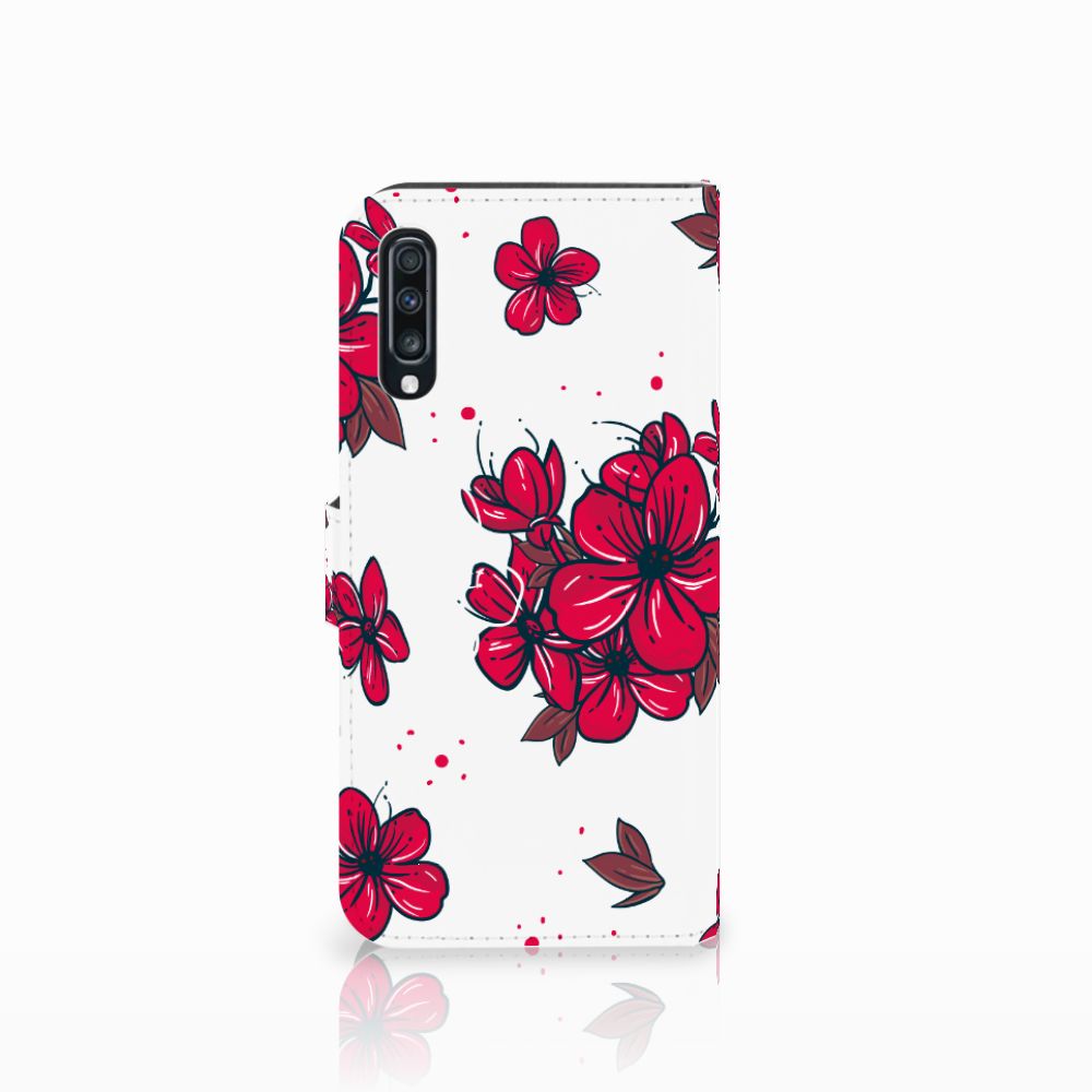 Samsung Galaxy A70 Hoesje Blossom Red