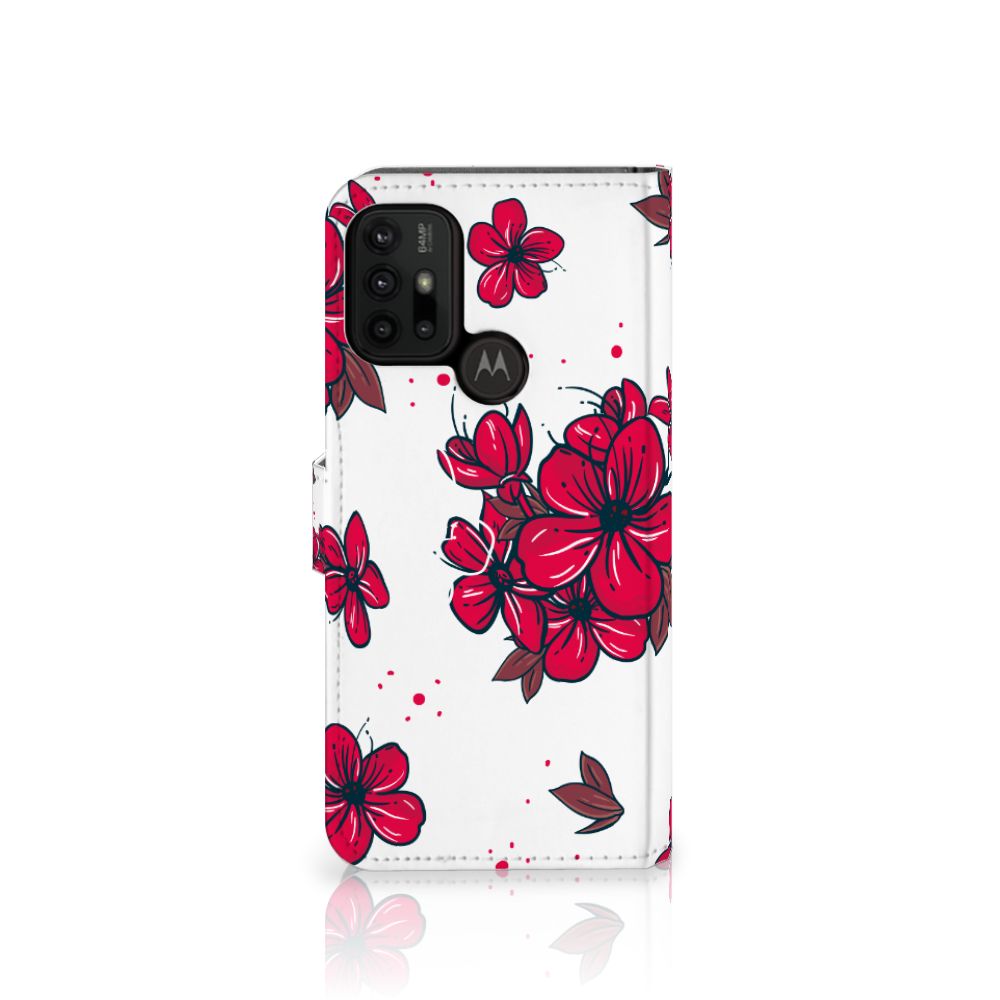 Motorola Moto G10 | G20 | G30 Hoesje Blossom Red