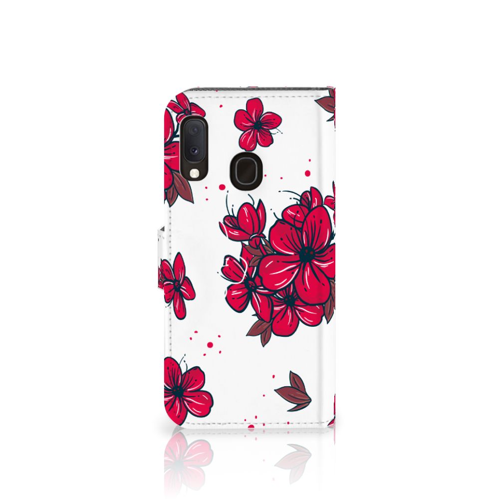 Samsung Galaxy A20e Hoesje Blossom Red