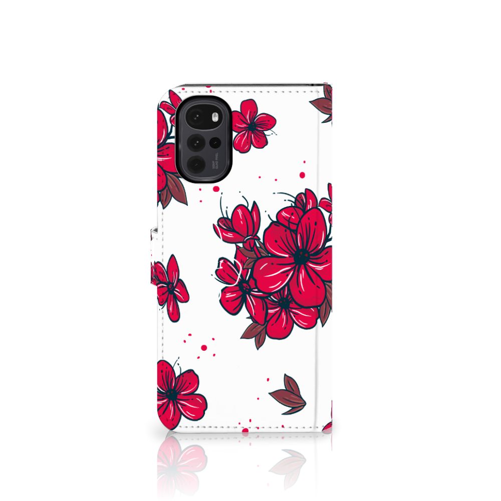 Motorola Moto G22 Hoesje Blossom Red