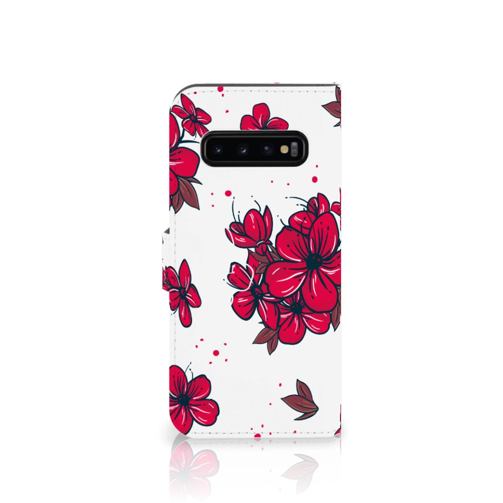 Samsung Galaxy S10 Plus Hoesje Blossom Red