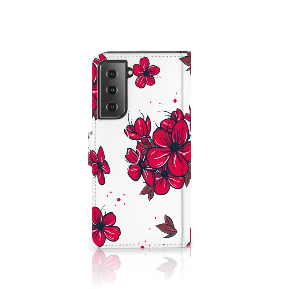 Samsung Galaxy S21 Hoesje Blossom Red