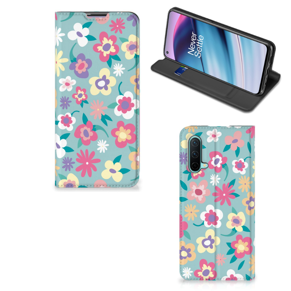 OnePlus Nord CE 5G Smart Cover Flower Power
