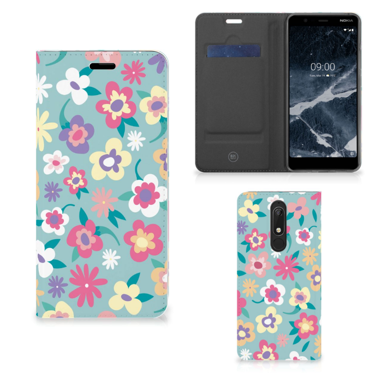 Nokia 5.1 (2018) Smart Cover Flower Power