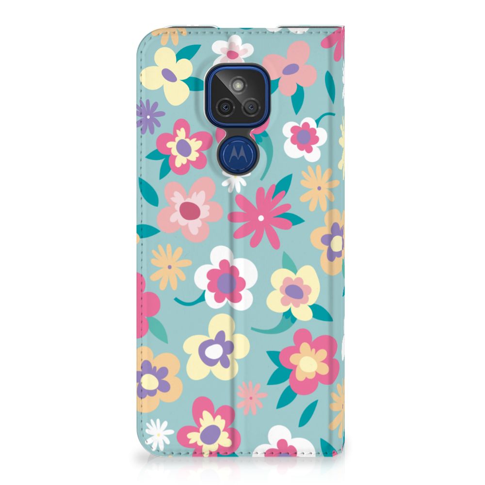 Motorola Moto G9 Play Smart Cover Flower Power