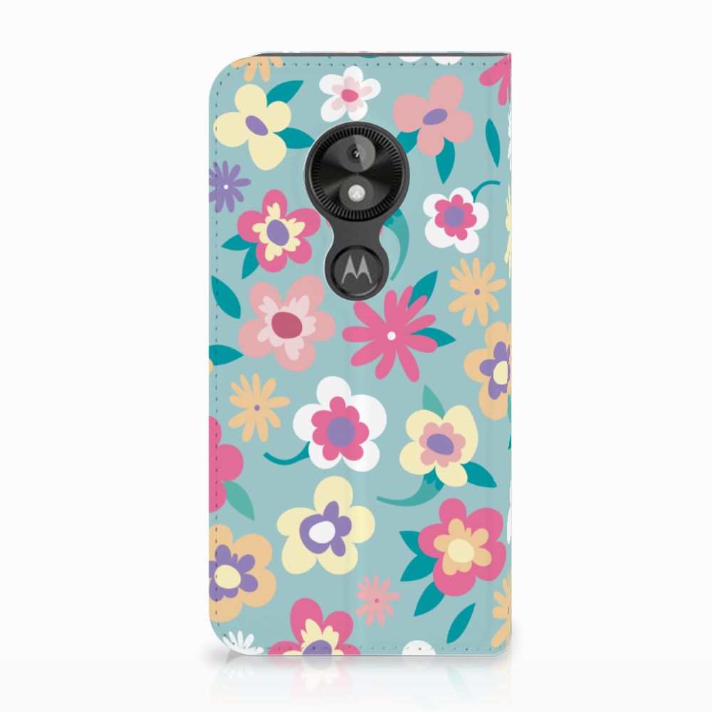 Motorola Moto E5 Play Smart Cover Flower Power