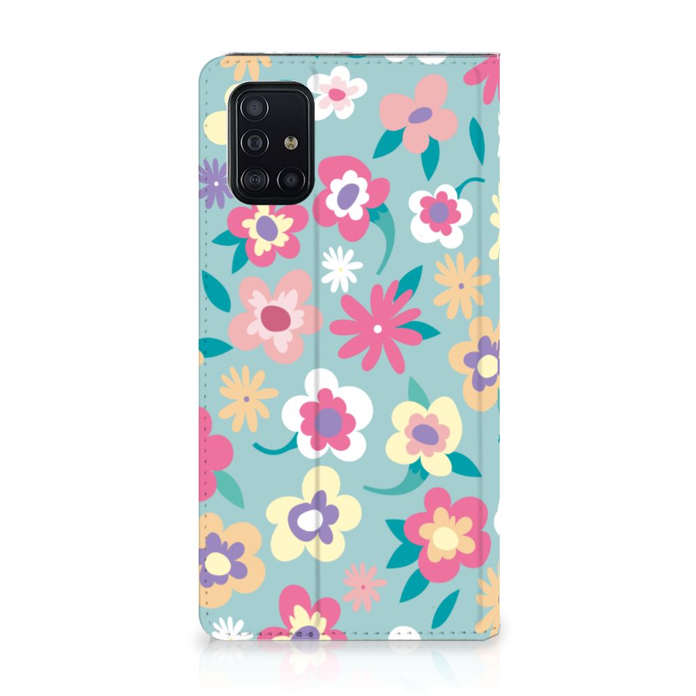 Samsung Galaxy A51 Smart Cover Flower Power