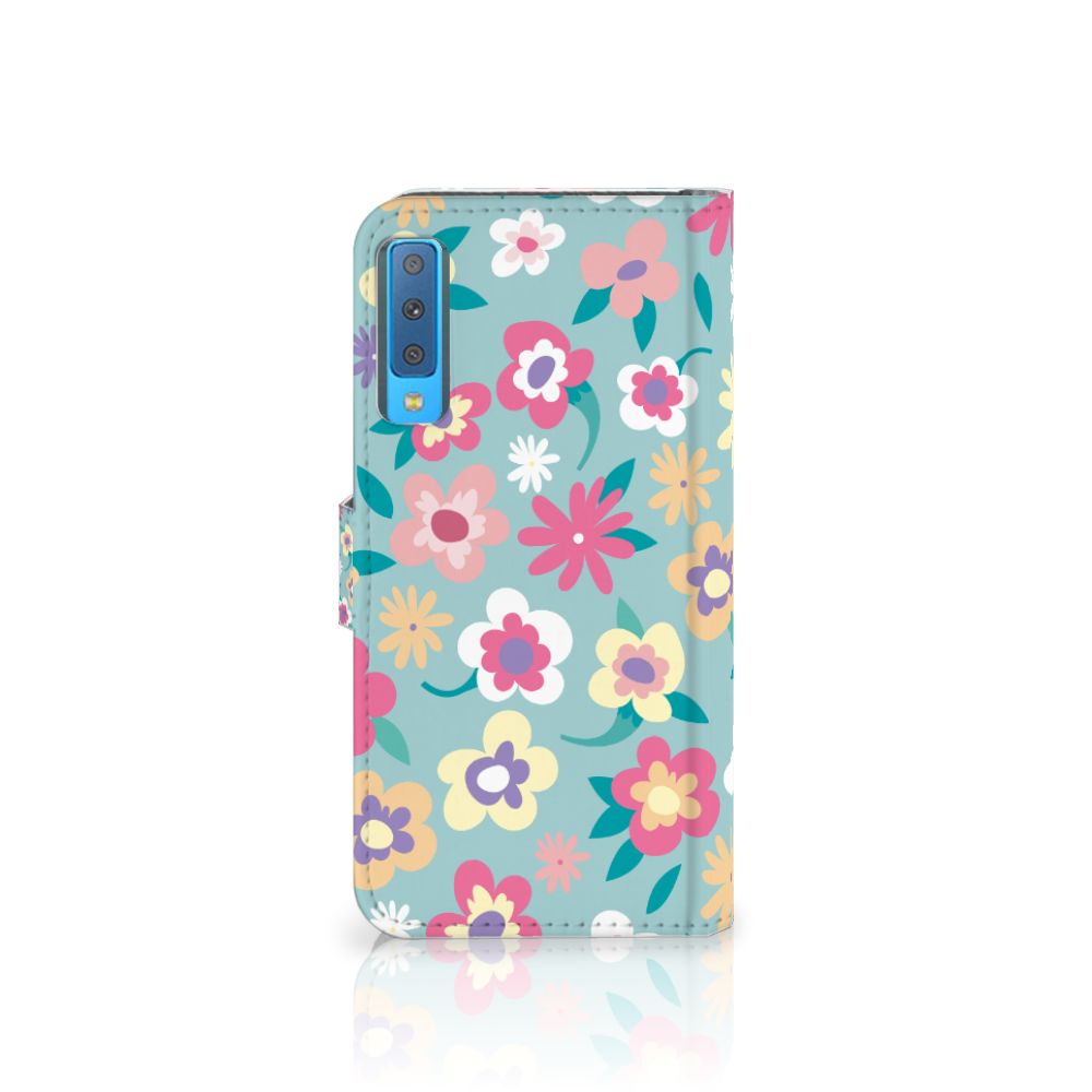 Samsung Galaxy A7 (2018) Hoesje Flower Power