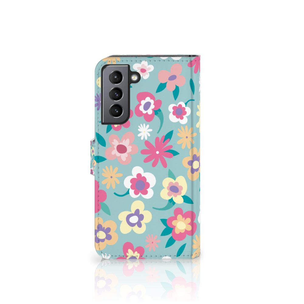 Samsung Galaxy S21 FE Hoesje Flower Power