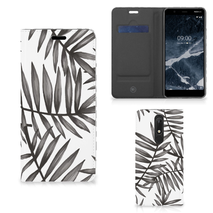 Nokia 5.1 (2018) Smart Cover Leaves Grey
