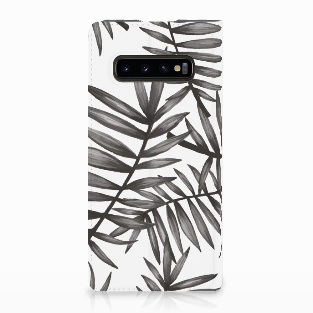 Samsung Galaxy S10 Plus Smart Cover Leaves Grey
