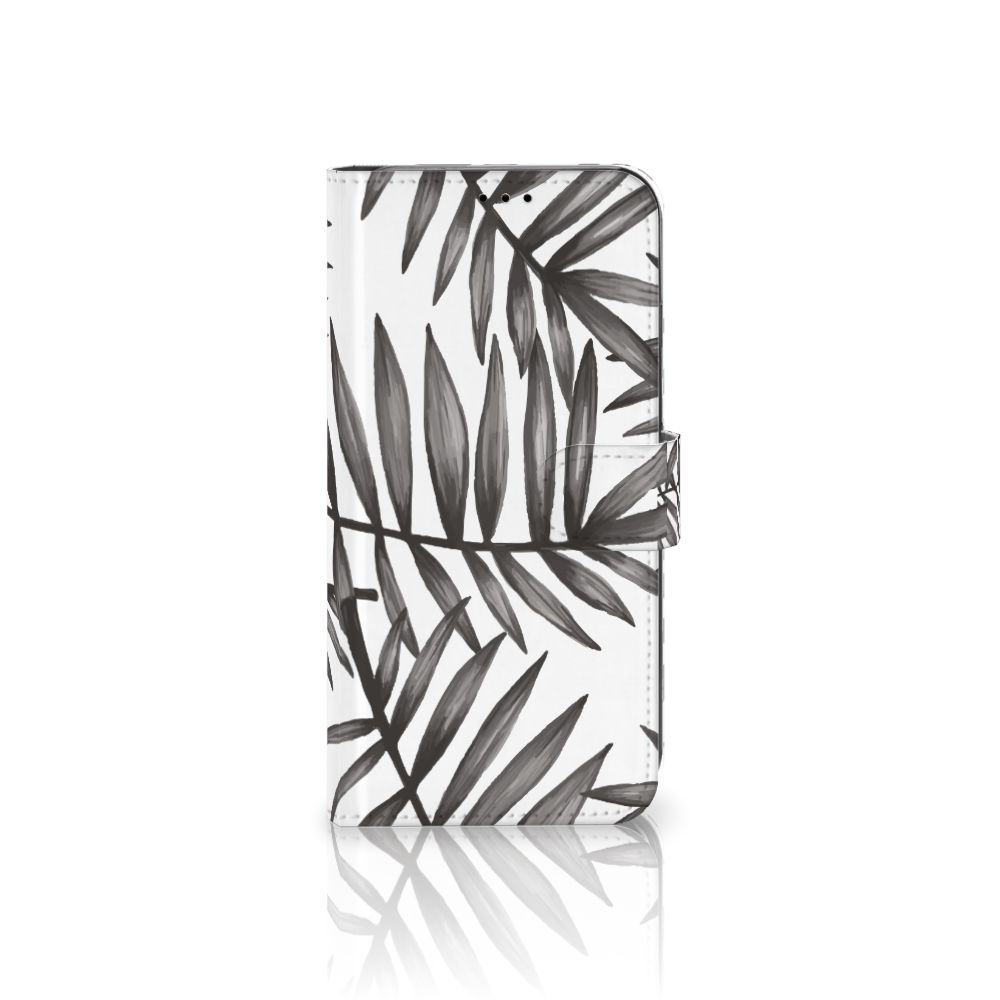 Apple iPhone Xs Max Hoesje Leaves Grey