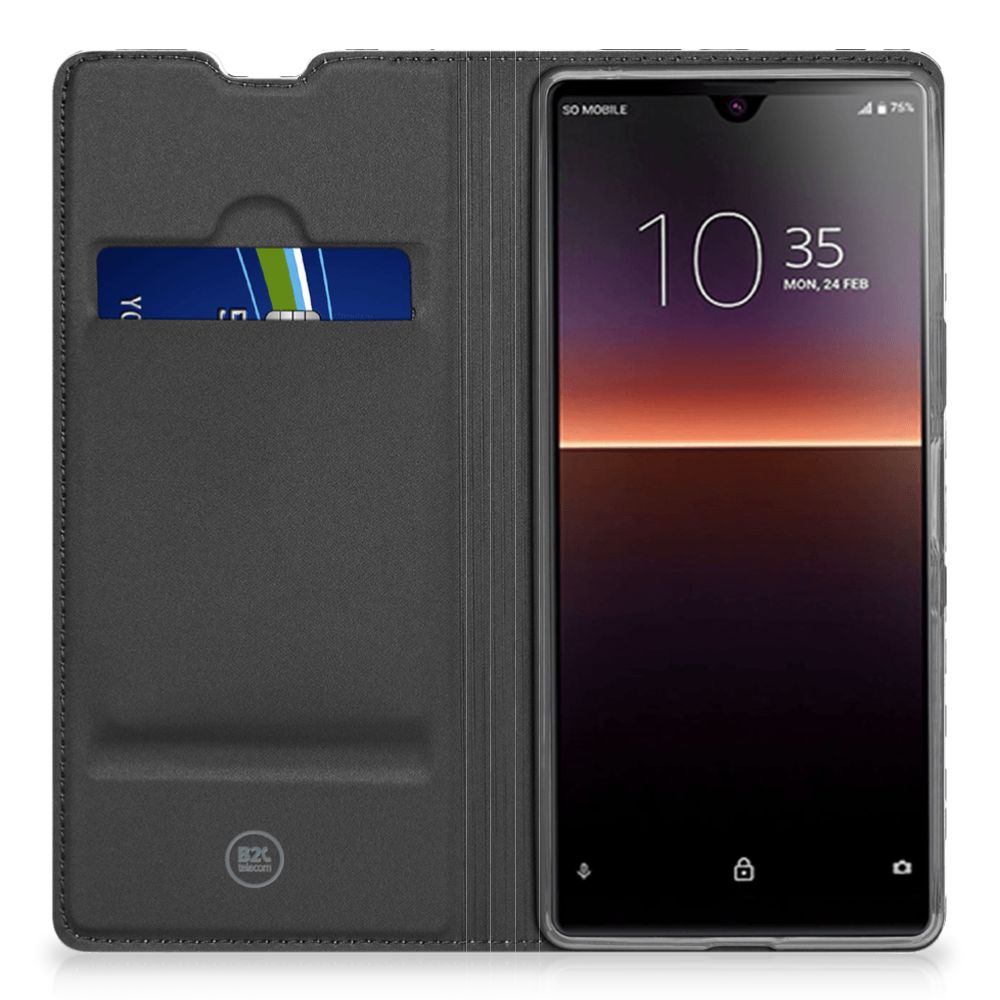 Sony Xperia L4 Smart Cover Leaves Grey