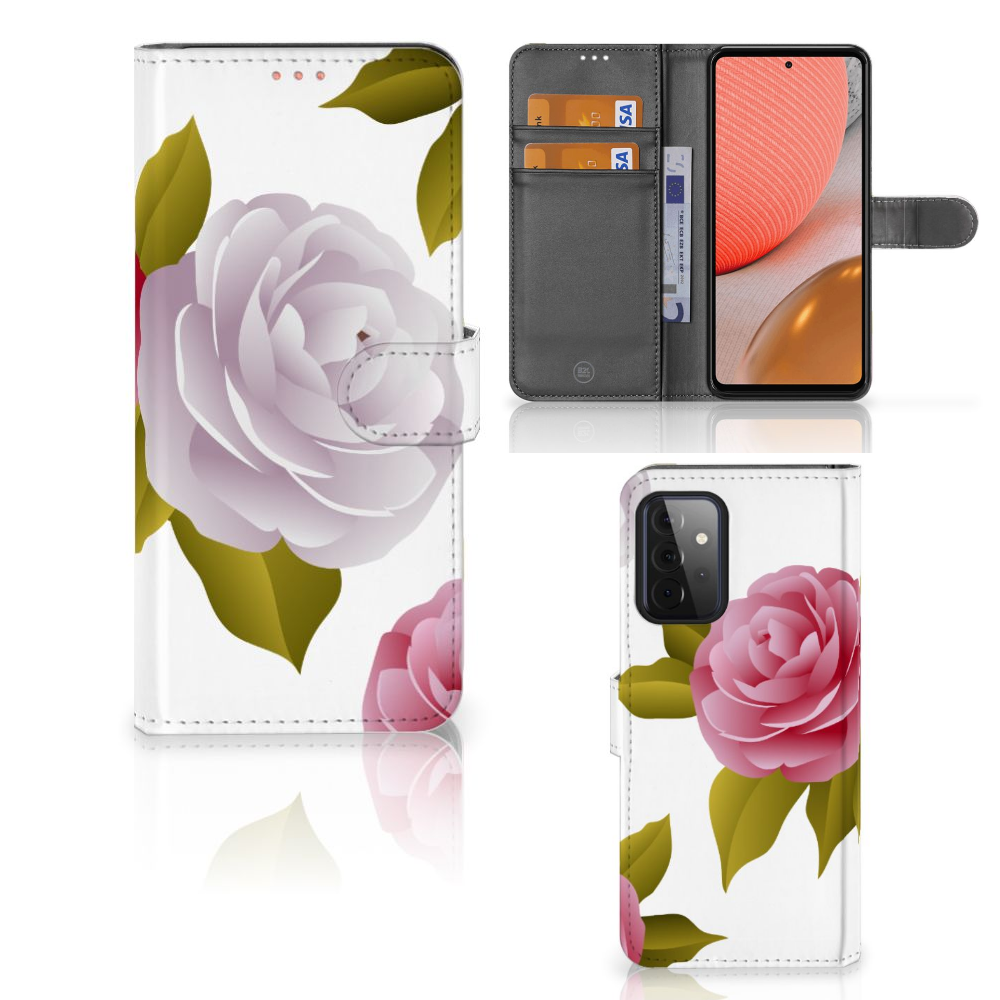 Samsung Galaxy A72 Hoesje Roses