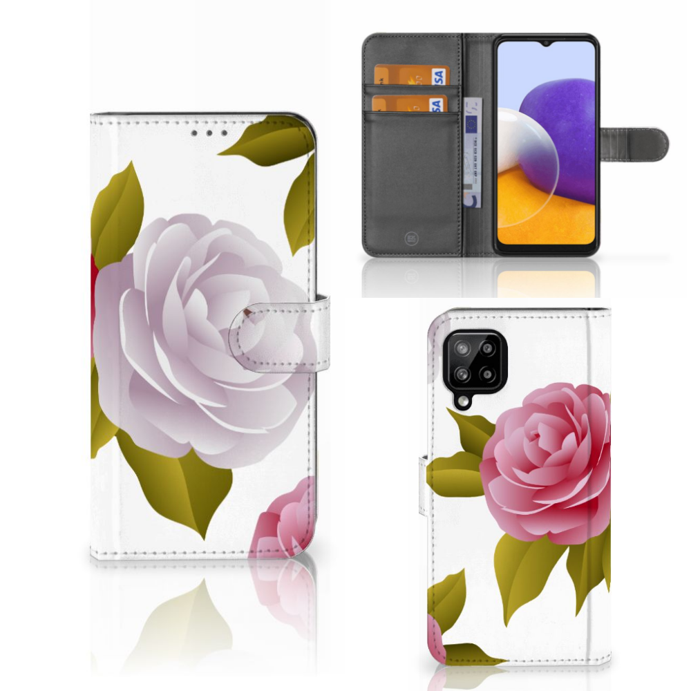 Samsung Galaxy A22 4G | M22 Hoesje Roses