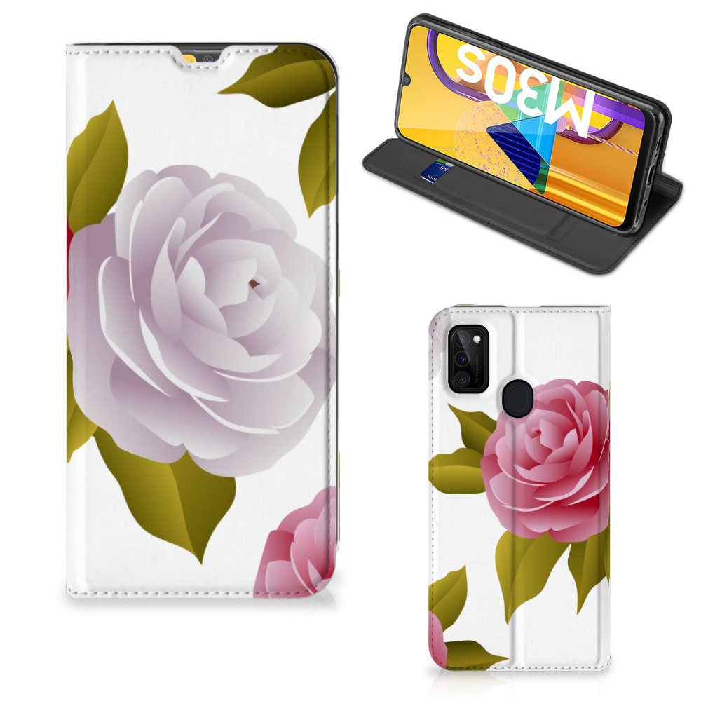 Samsung Galaxy M30s | M21 Smart Cover Roses