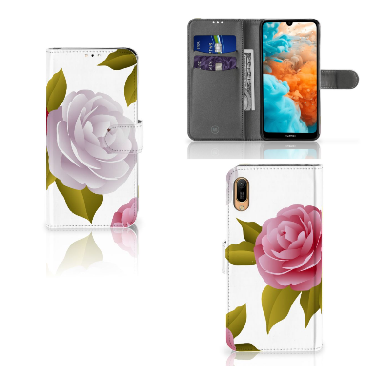 Huawei Y6 (2019) Hoesje Roses