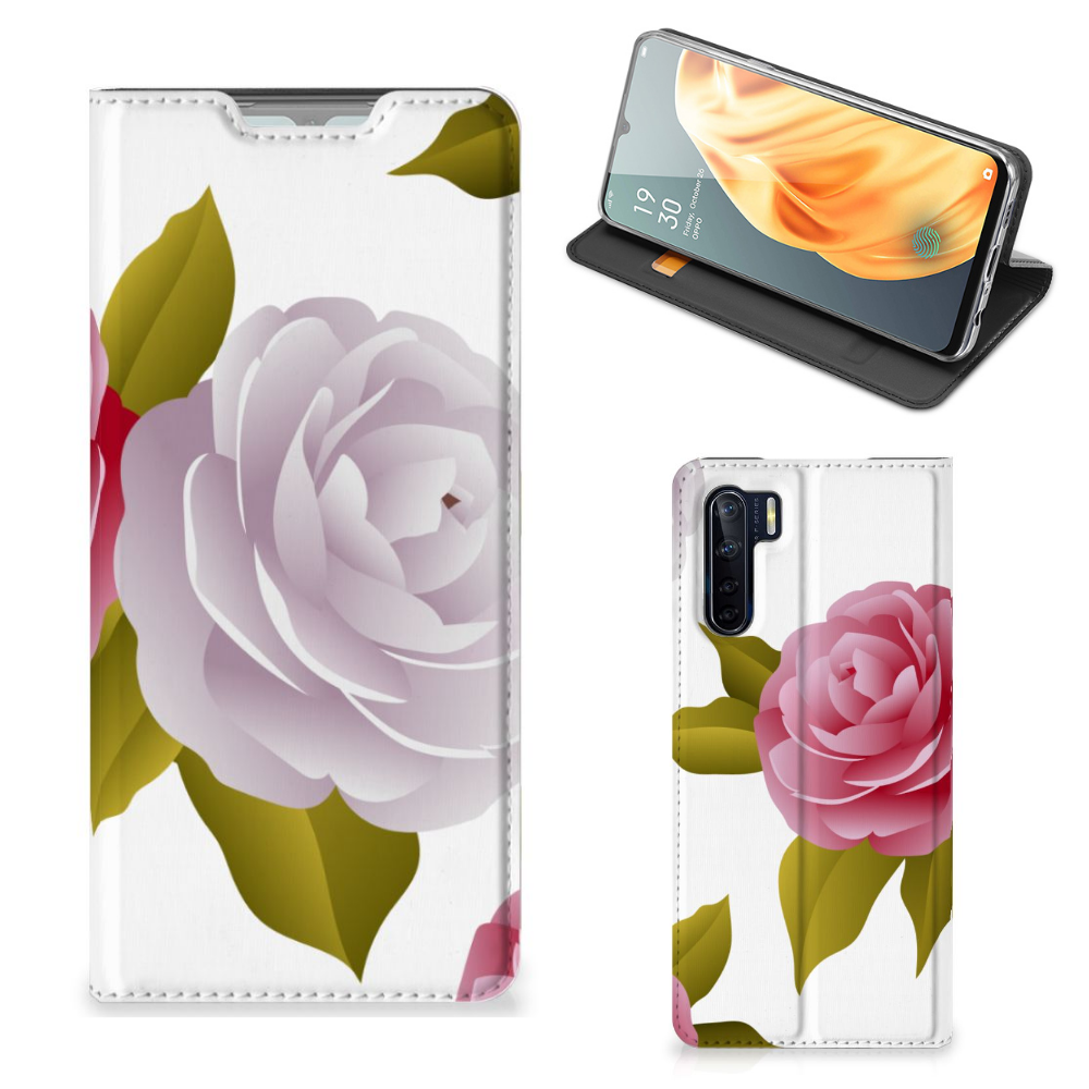 OPPO Reno3 | A91 Smart Cover Roses