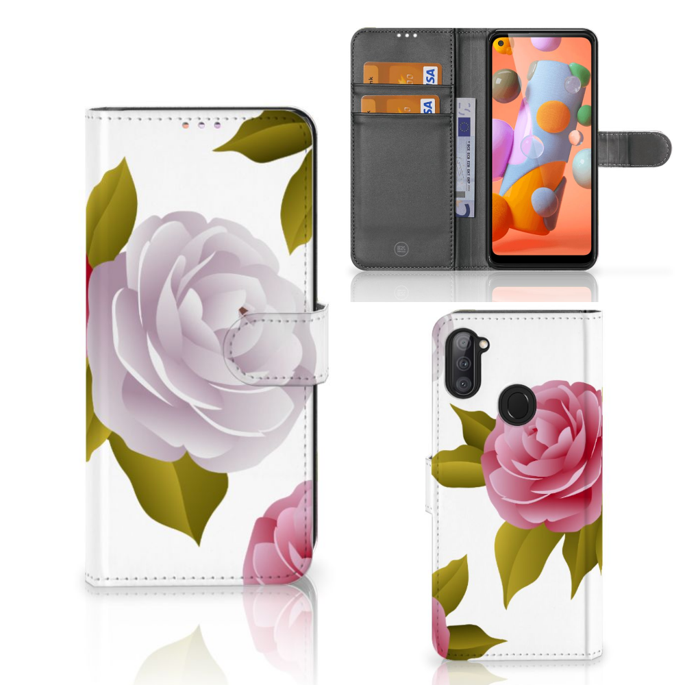 Samsung Galaxy M11 | A11 Hoesje Roses