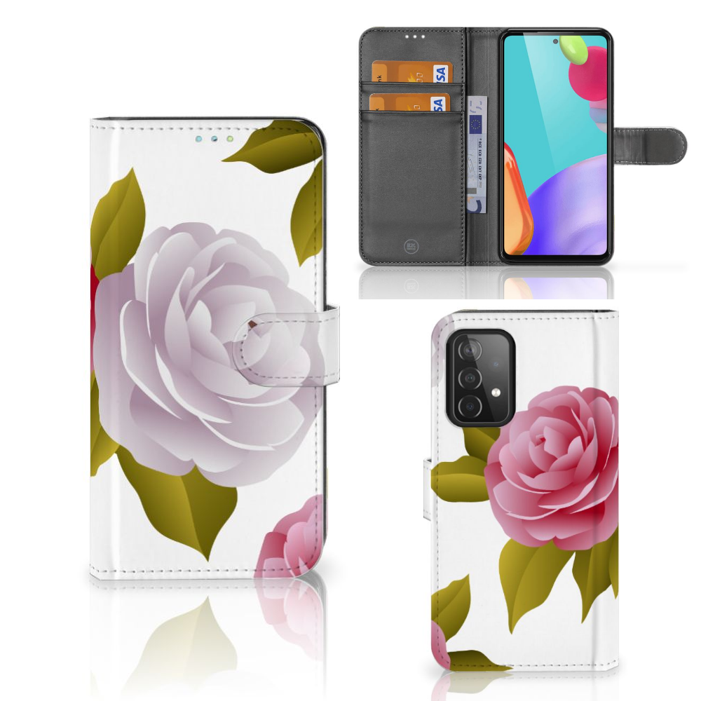 Samsung Galaxy A52 Hoesje Roses